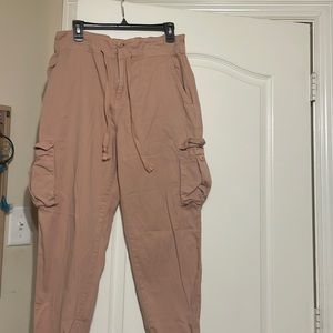 Pink cargo or jogger not sure which is the correct term brand blanknyc size 28